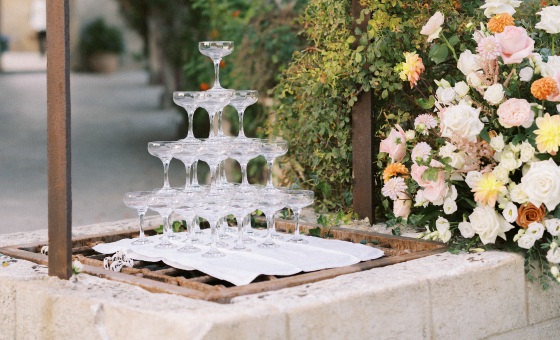 champagne tower matrimonio sicilia